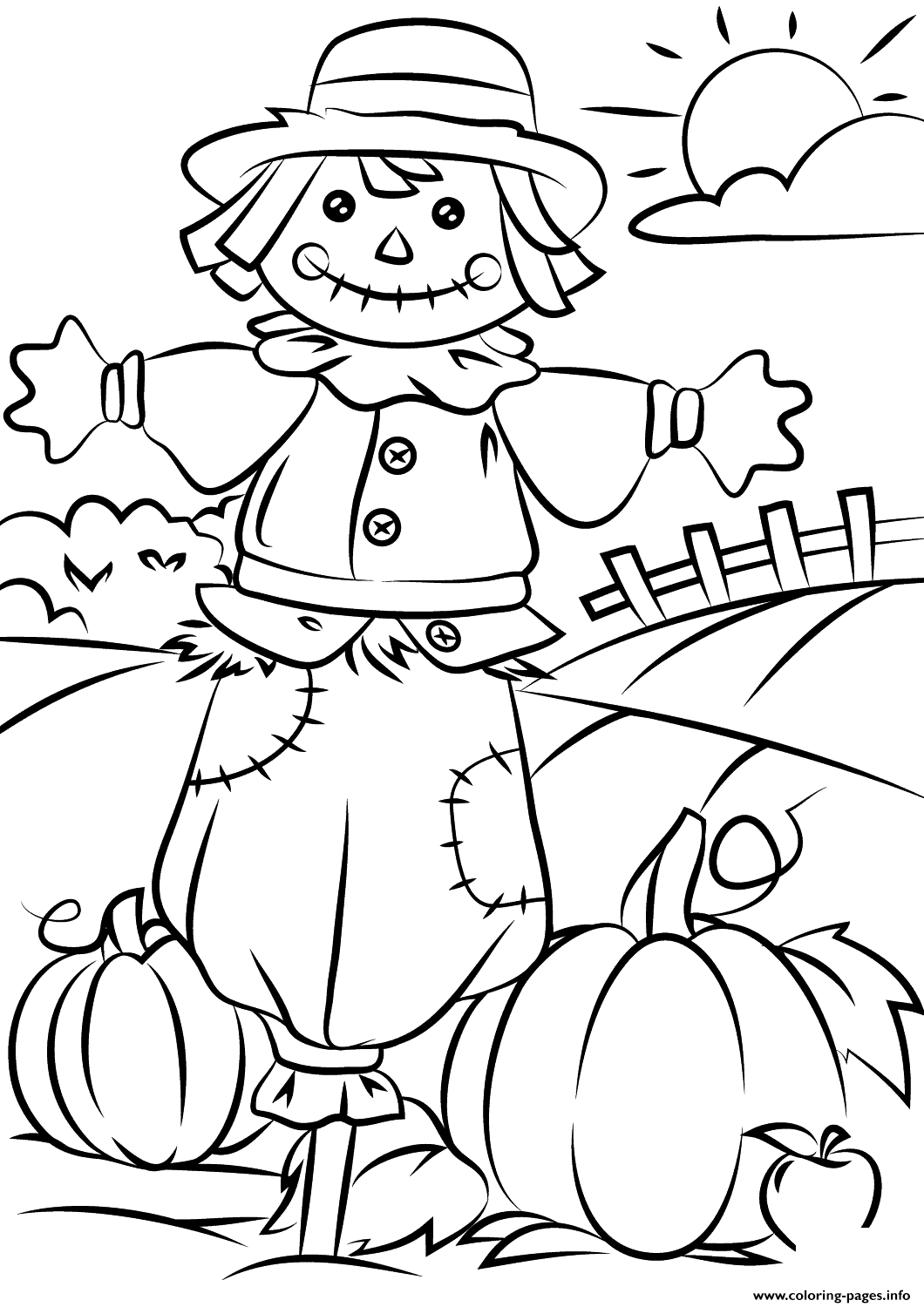 30 Coloring Pages Fall Printable 27