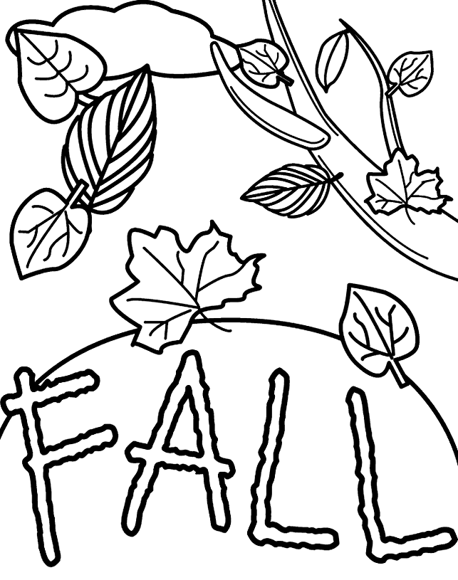 30 Coloring Pages Fall Printable 4