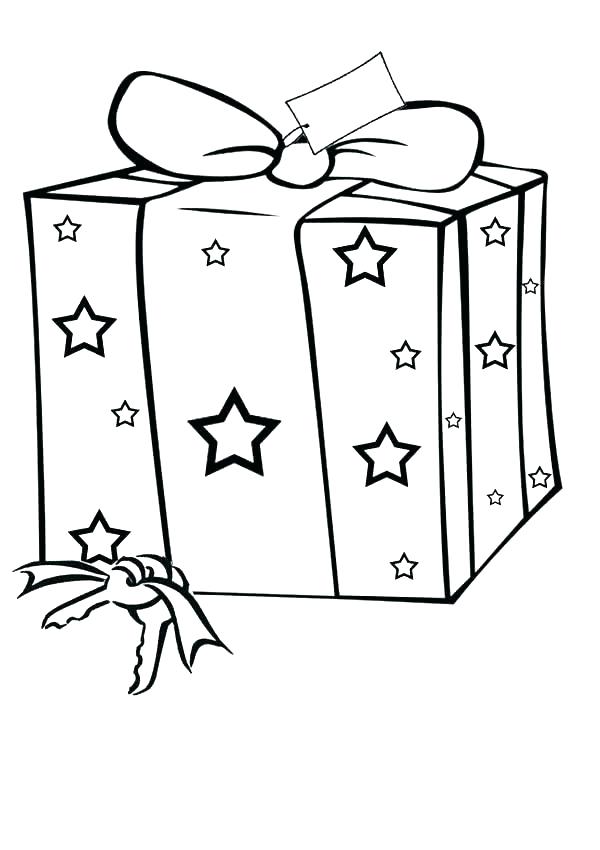 45 Christmas Coloring Pages Present 16