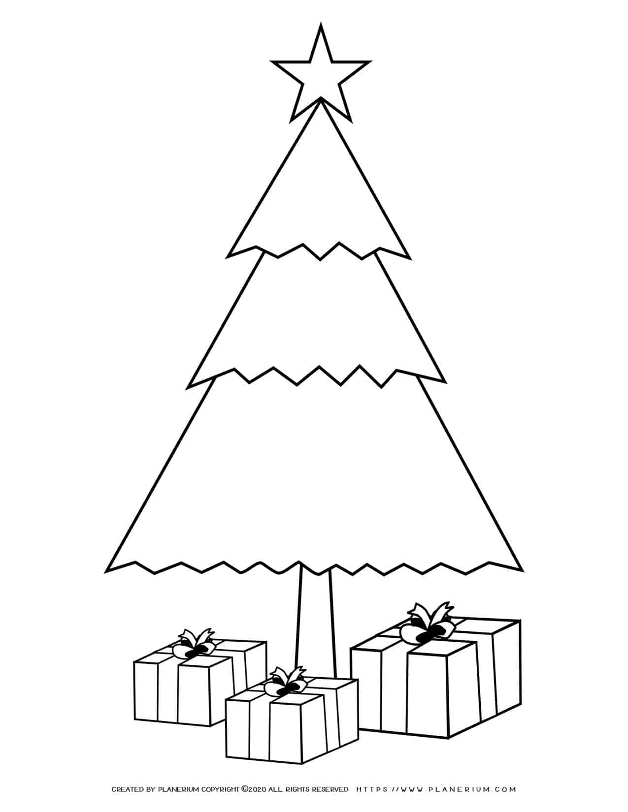 45 Christmas Coloring Pages Present 49