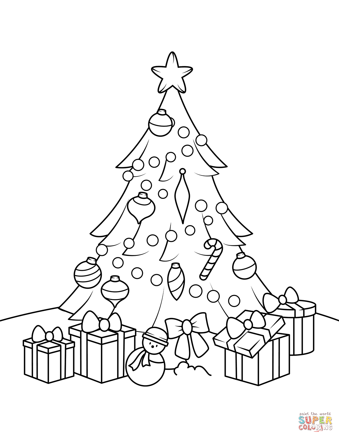 45 Christmas Coloring Pages Present 53