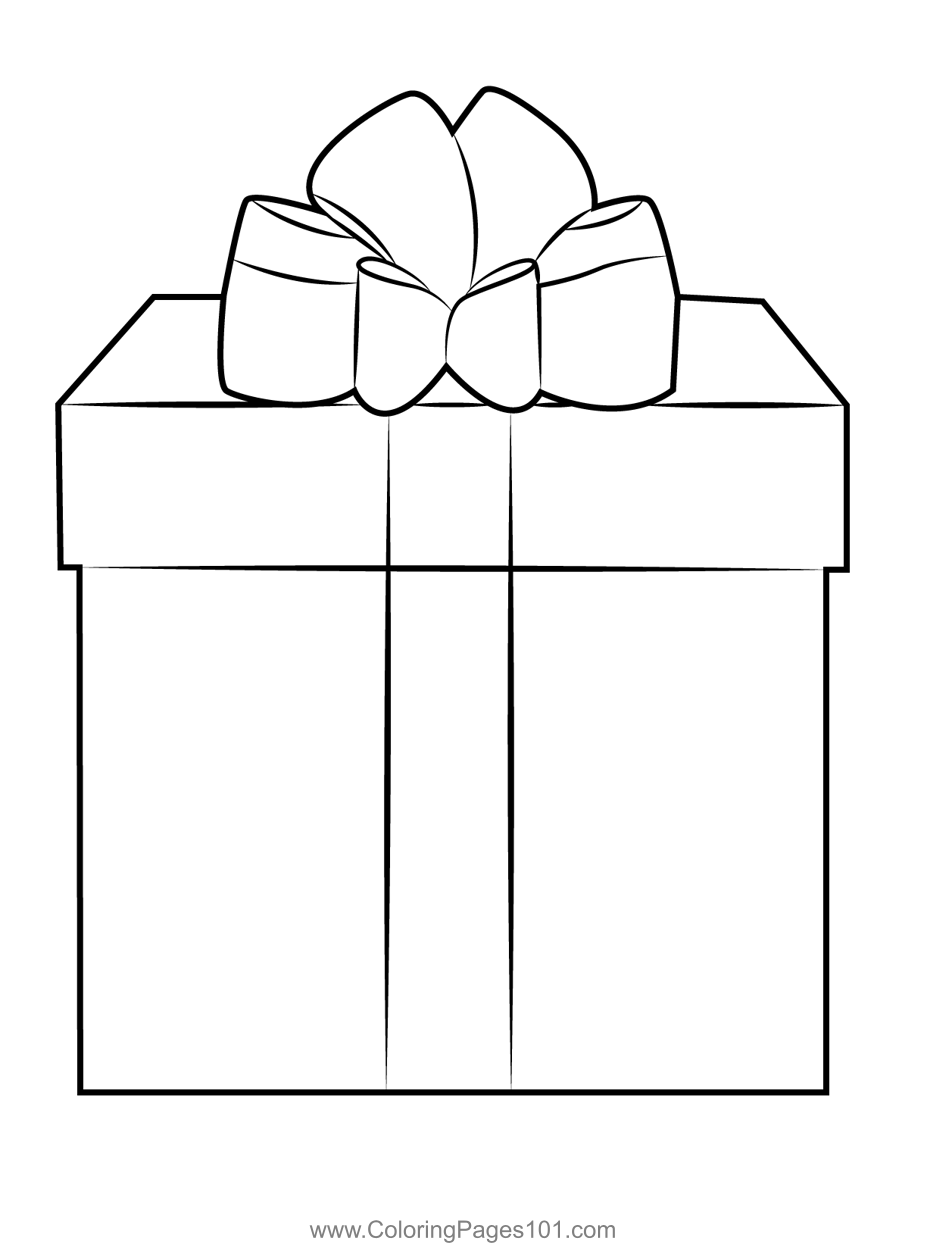 45 Christmas Coloring Pages Present 55