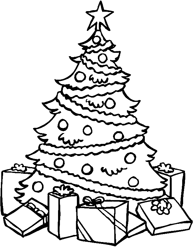 45 Christmas Coloring Pages Present 58