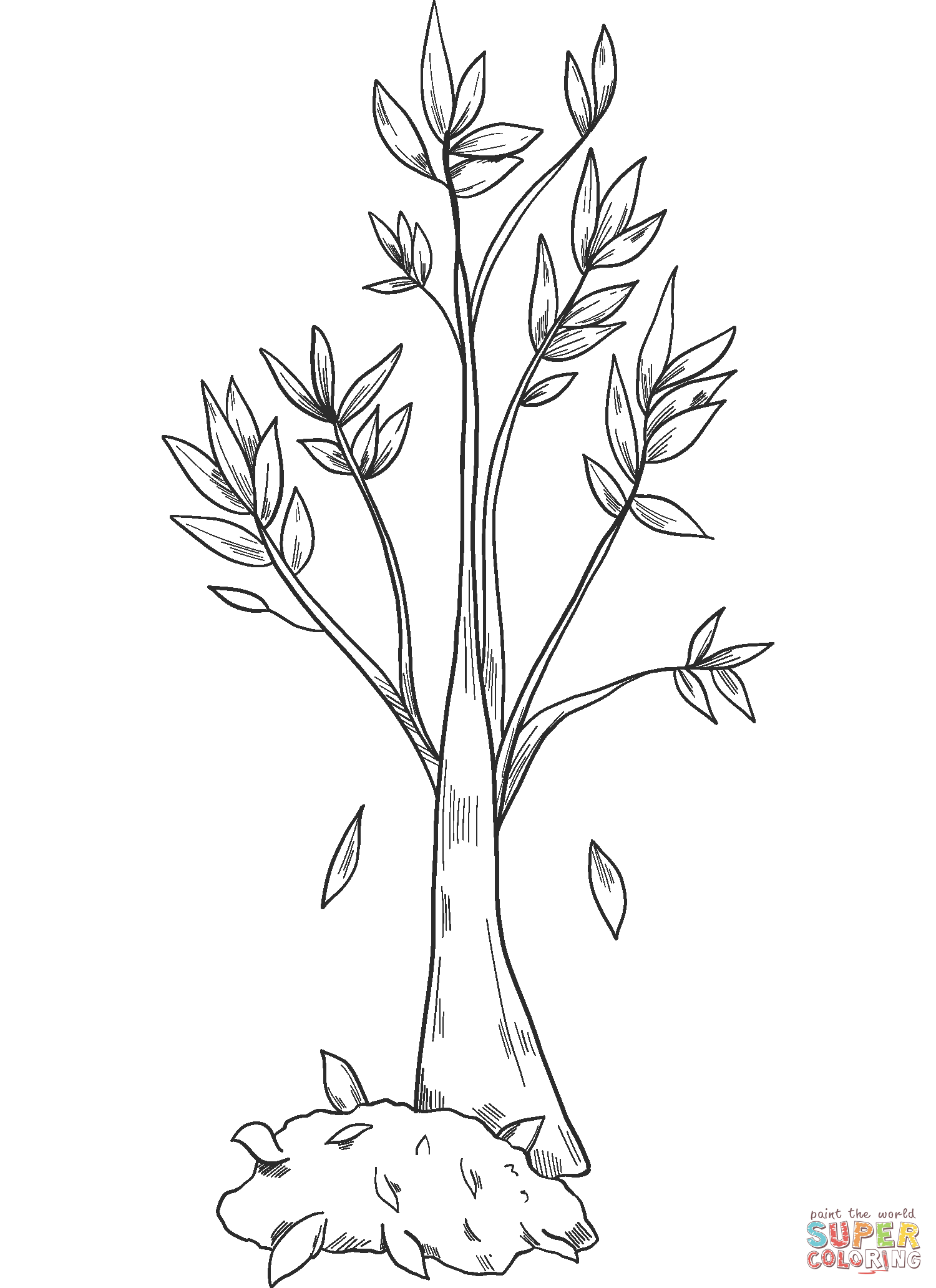 45 Fall Tree Coloring Page 20