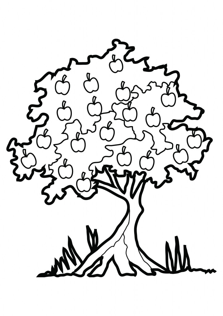 45 Fall Tree Coloring Page 21