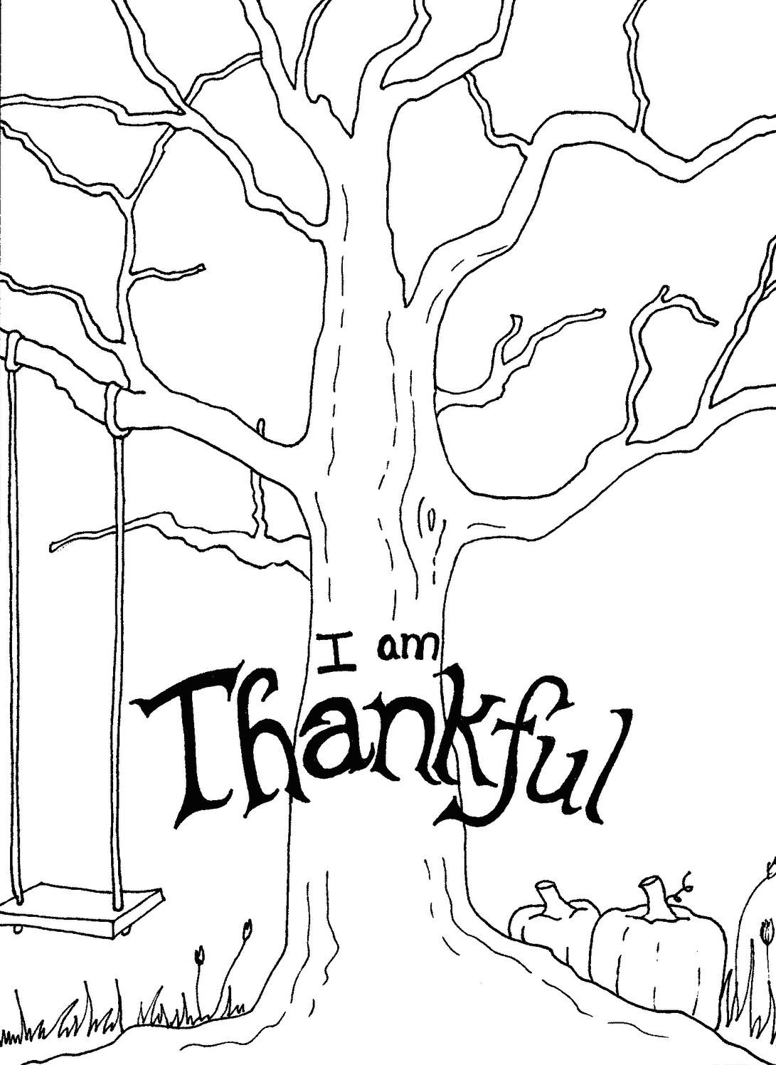 45 Fall Tree Coloring Page 27