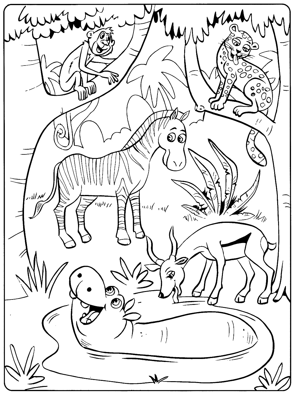 45 Free Animal Coloring Pages Printable 56