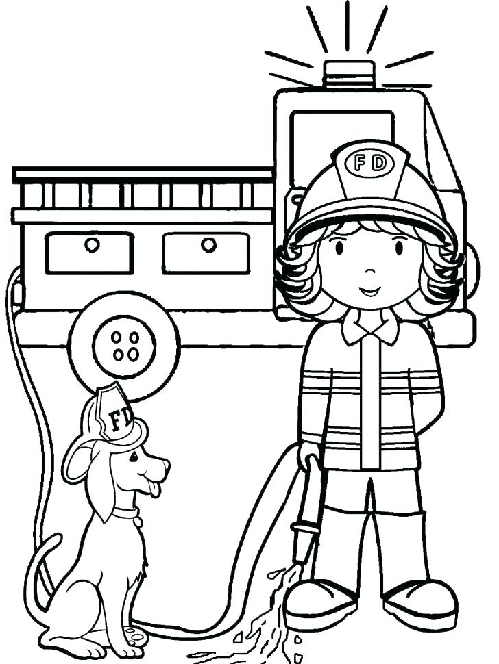 45 Printable Fire Truck Coloring Page 24