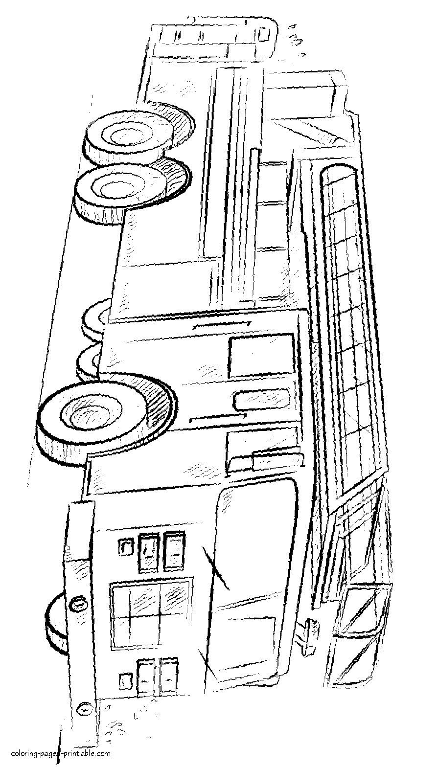 45 Printable Fire Truck Coloring Page 25