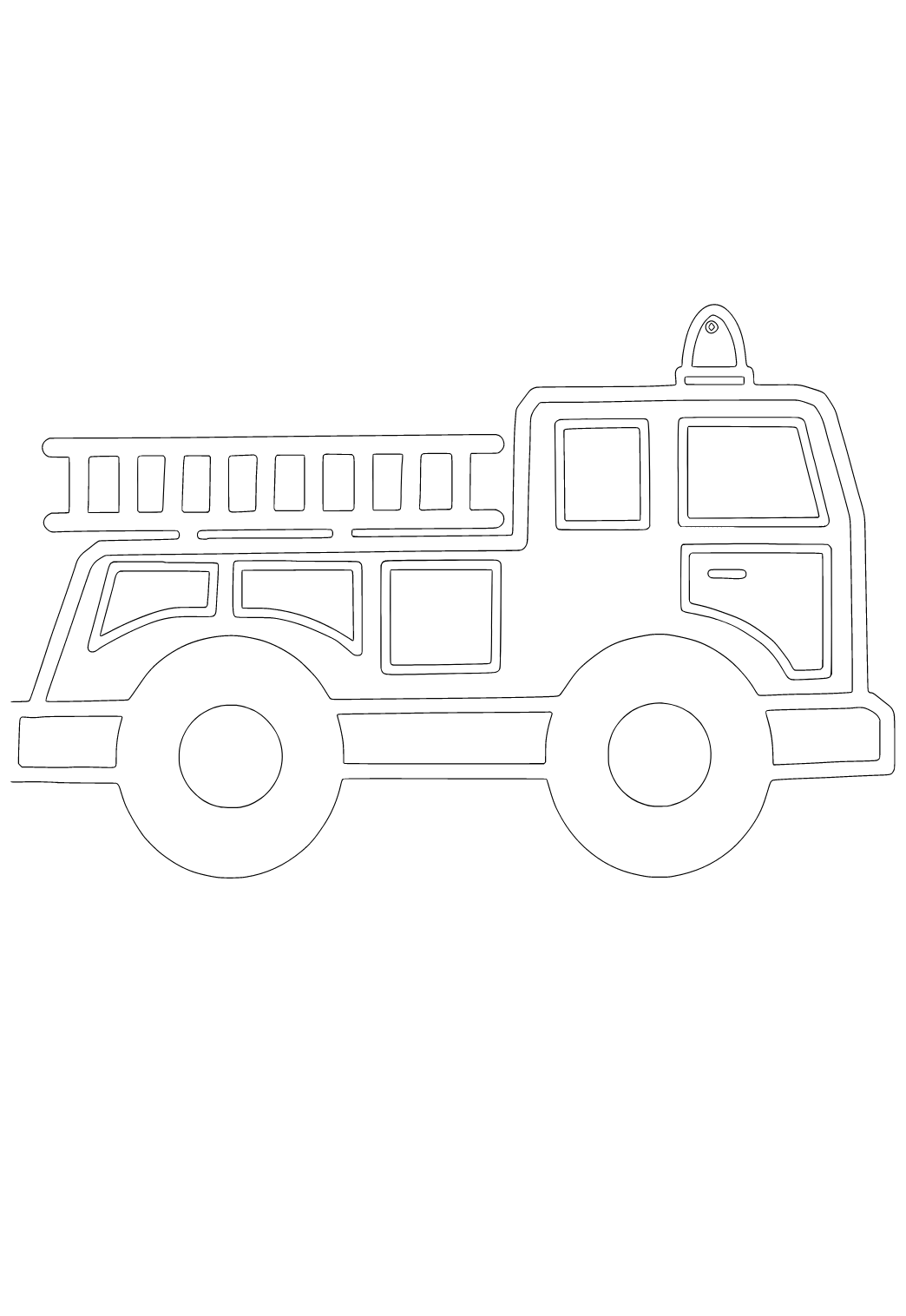 45 Printable Fire Truck Coloring Page 44