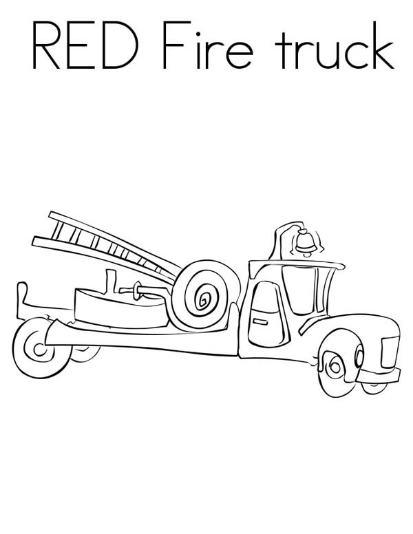 45 Printable Fire Truck Coloring Page 45