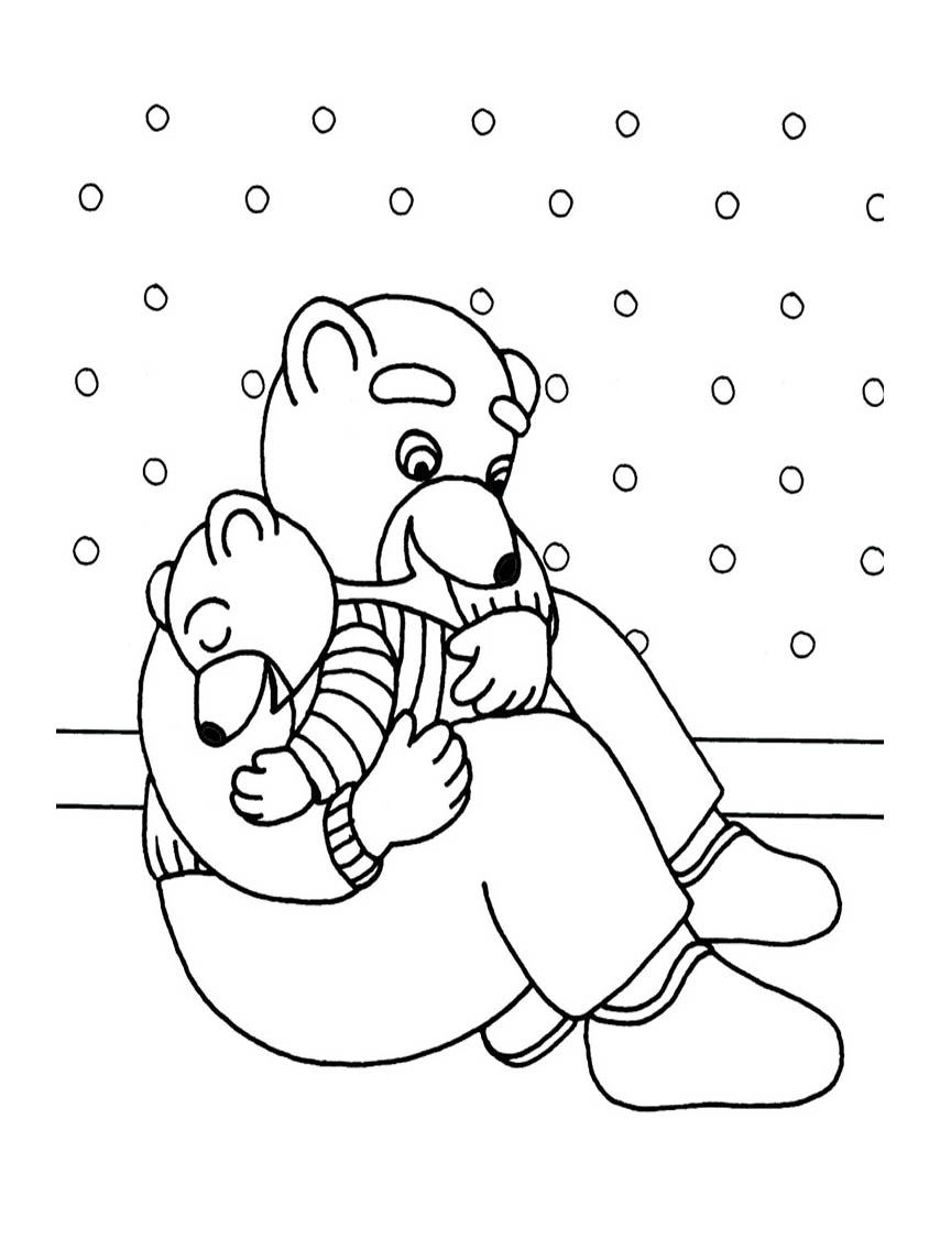 50 Brown Bear Coloring Page 15