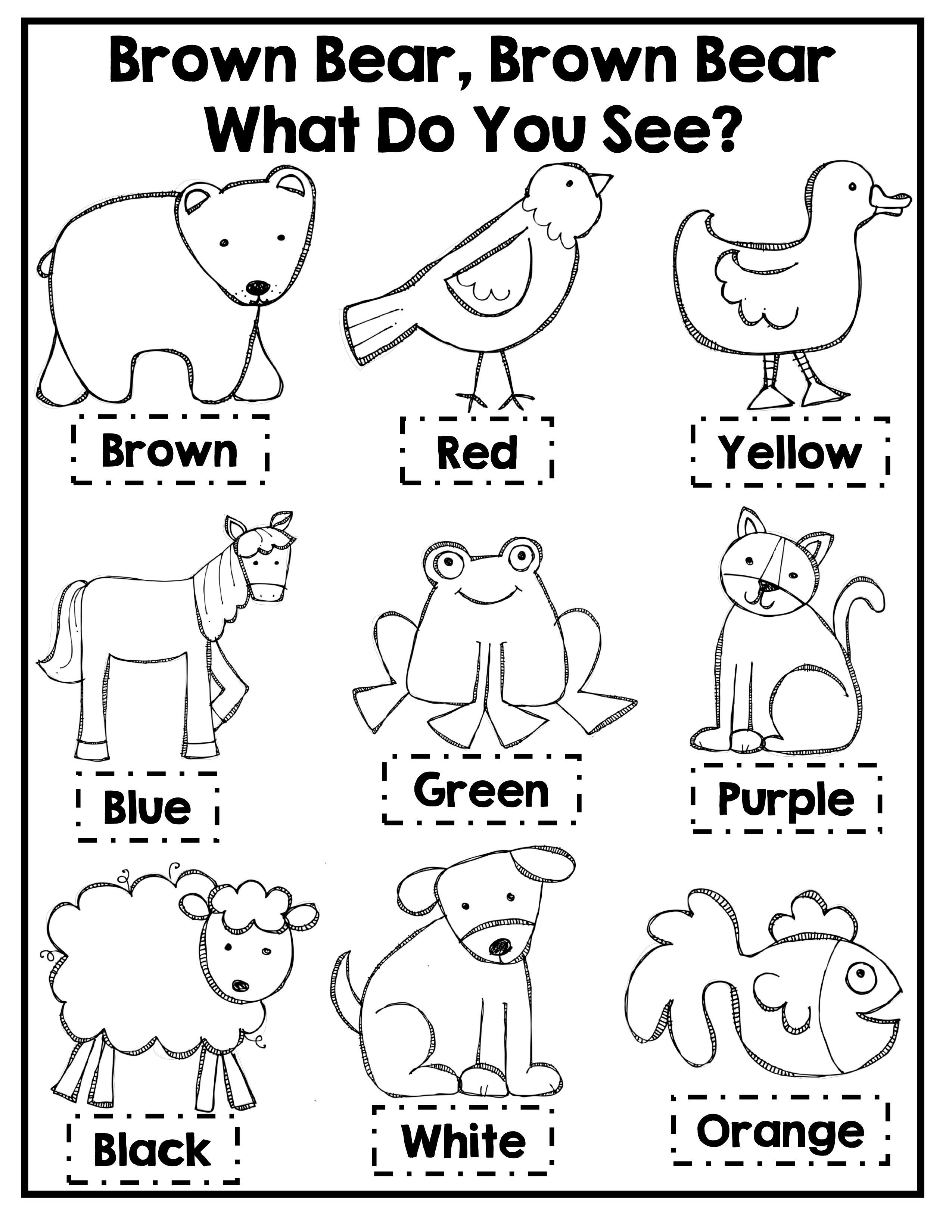 50 Brown Bear Coloring Page 17