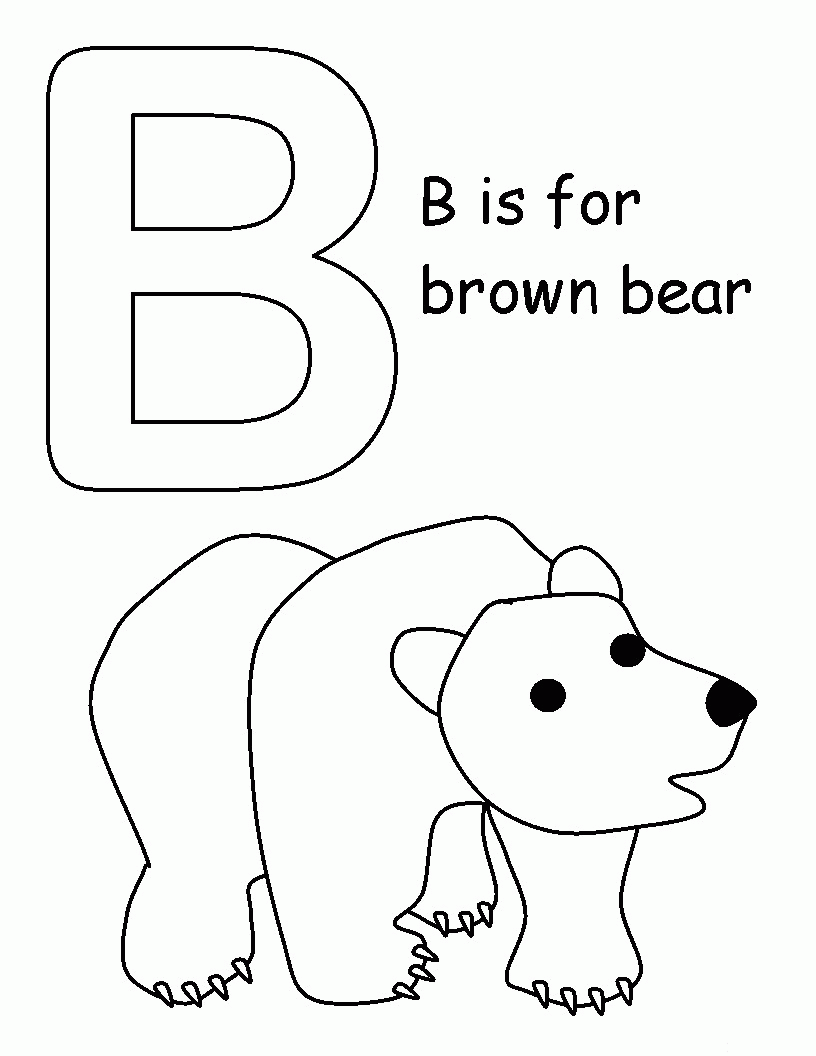 50 Brown Bear Coloring Page 39