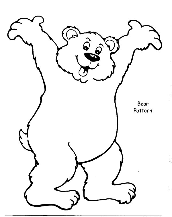 50 Brown Bear Coloring Page 50