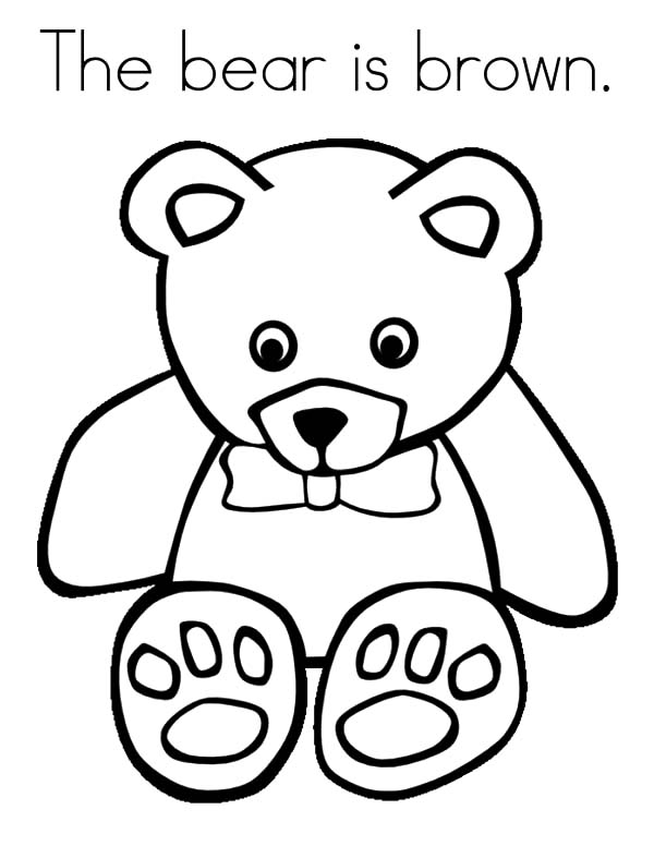 50 Brown Bear Coloring Page 55