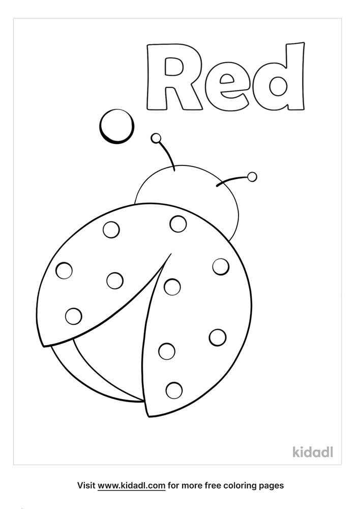 50 Color Red Coloring Pages 43