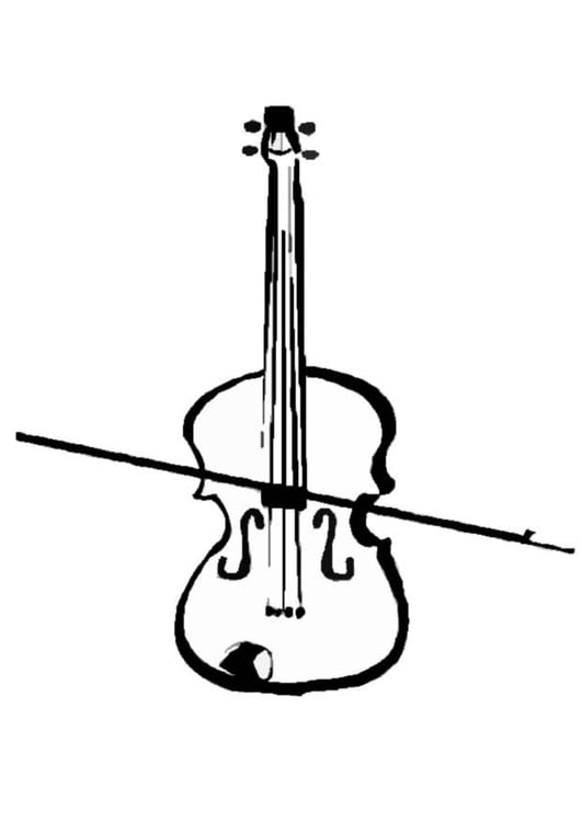 50 Coloring Page Violin 33