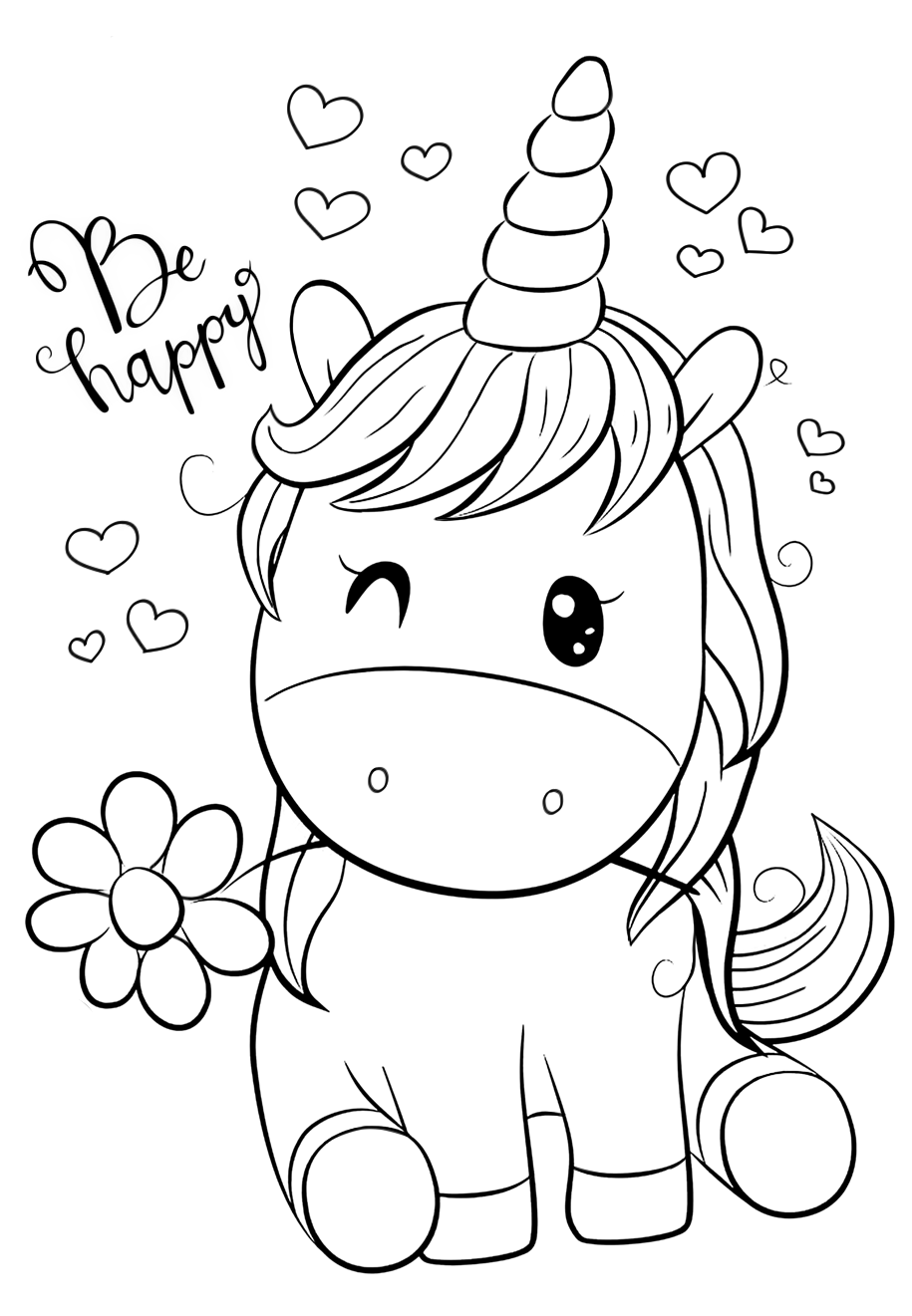 50 Free Printable Coloring Pages Of Unicorns 11