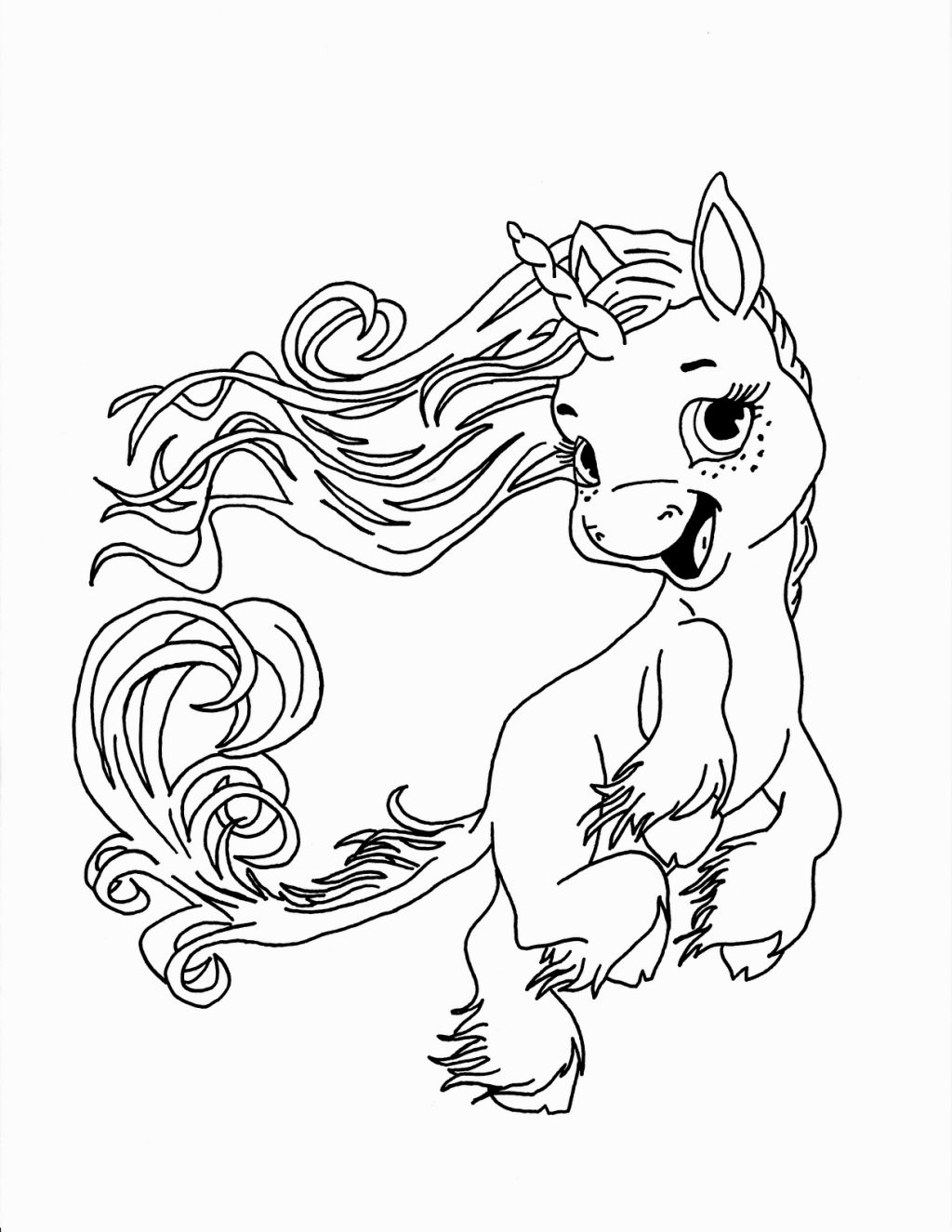 50 Free Printable Coloring Pages Of Unicorns 13