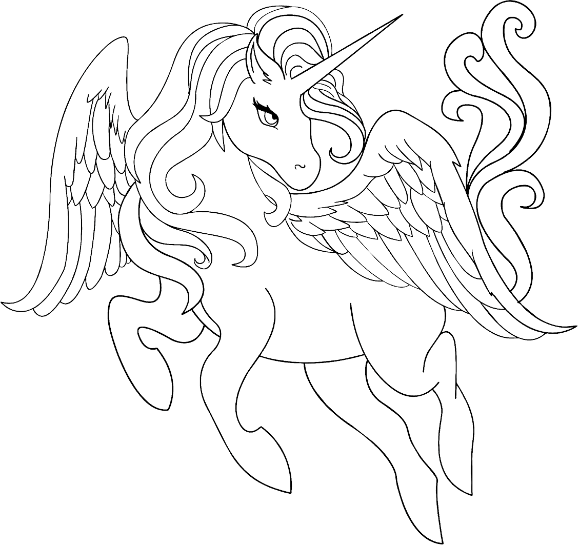 50 Free Printable Coloring Pages Of Unicorns 52