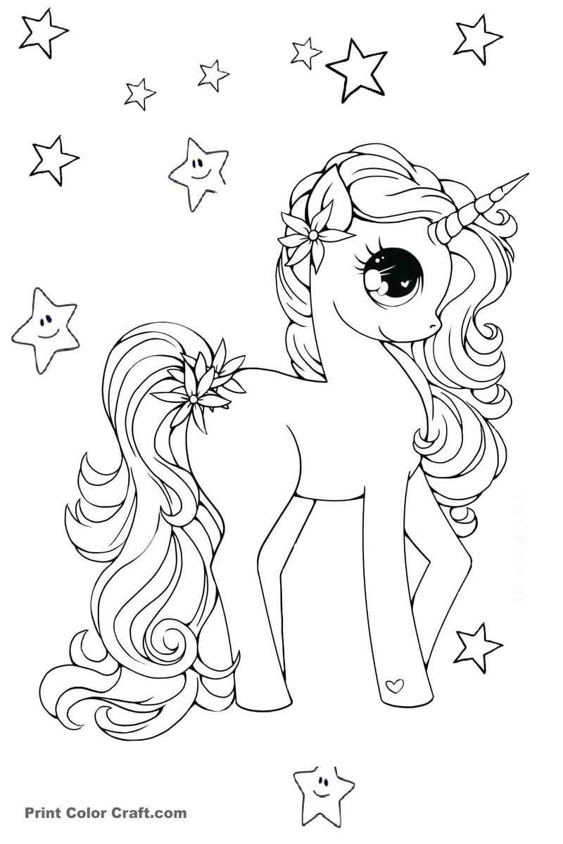 50 Free Printable Coloring Pages Of Unicorns 54