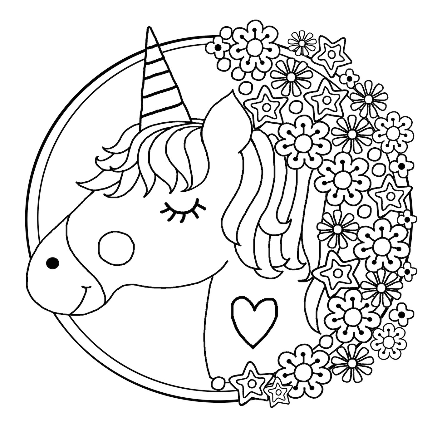 50 Free Printable Coloring Pages Of Unicorns 56