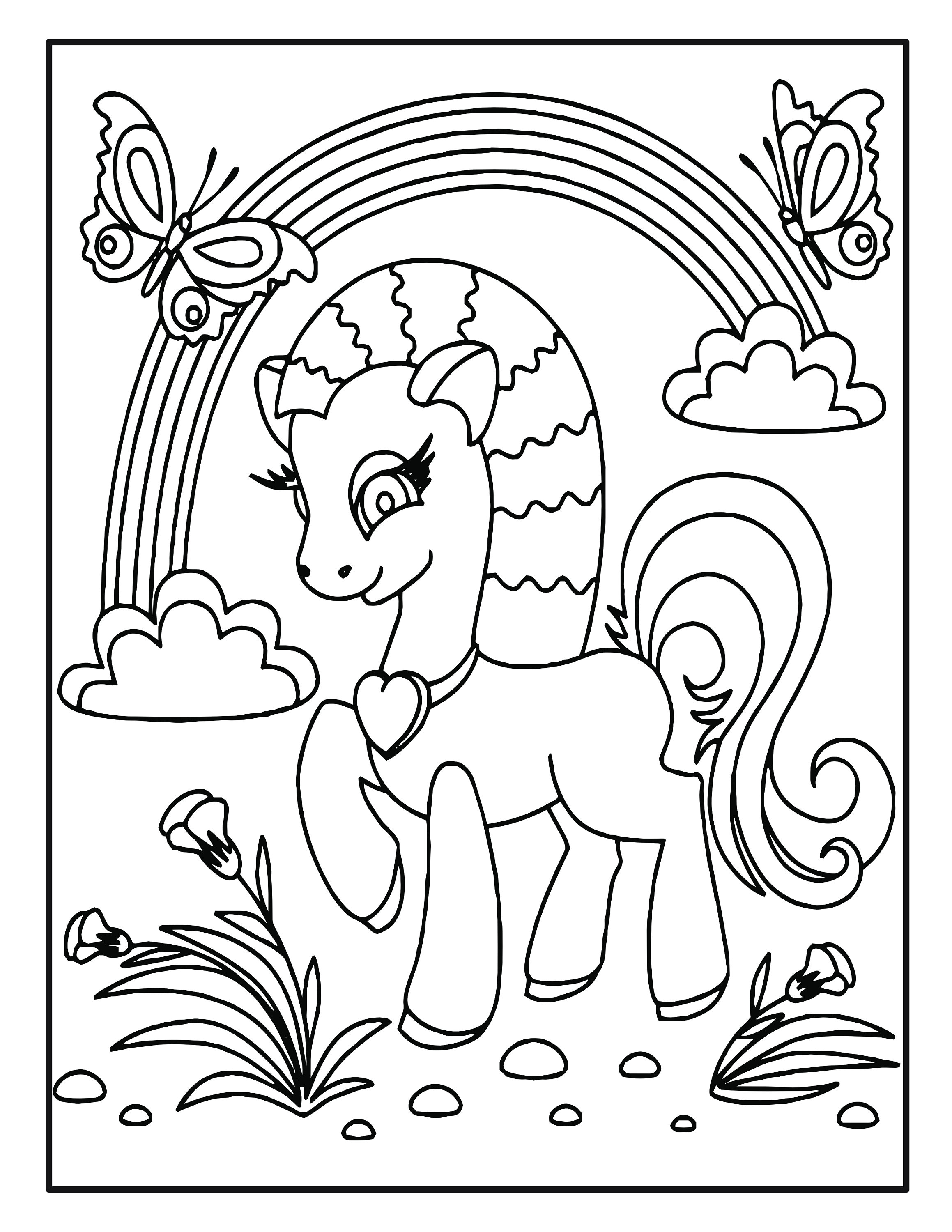 50 Free Printable Coloring Pages Of Unicorns 64