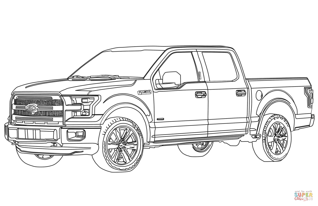 50 Pick Up Truck Coloring Pages 2