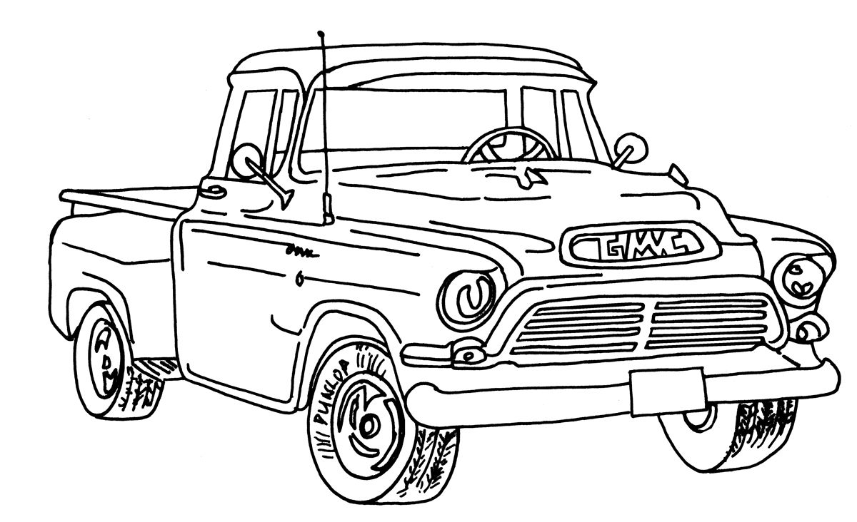 50 Pick Up Truck Coloring Pages 29