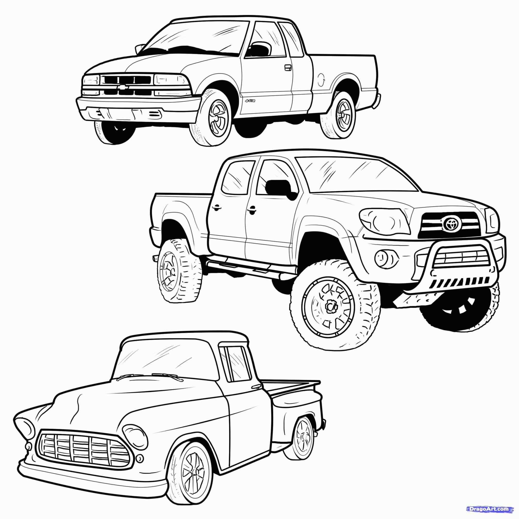 50 Pick Up Truck Coloring Pages 32