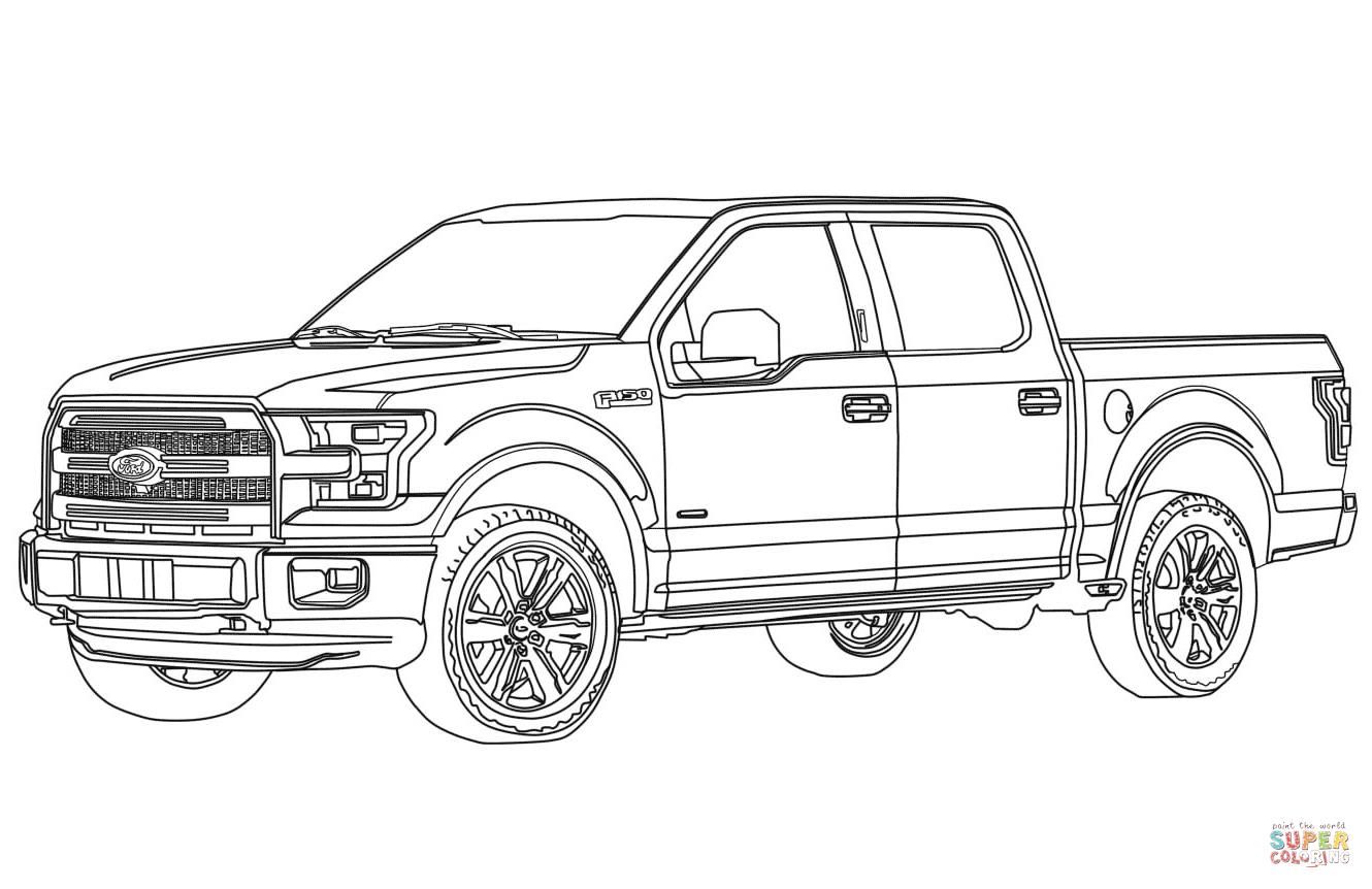 50 Pick Up Truck Coloring Pages 34