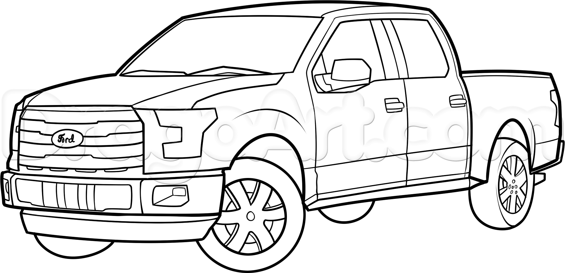 50 Pick Up Truck Coloring Pages 50