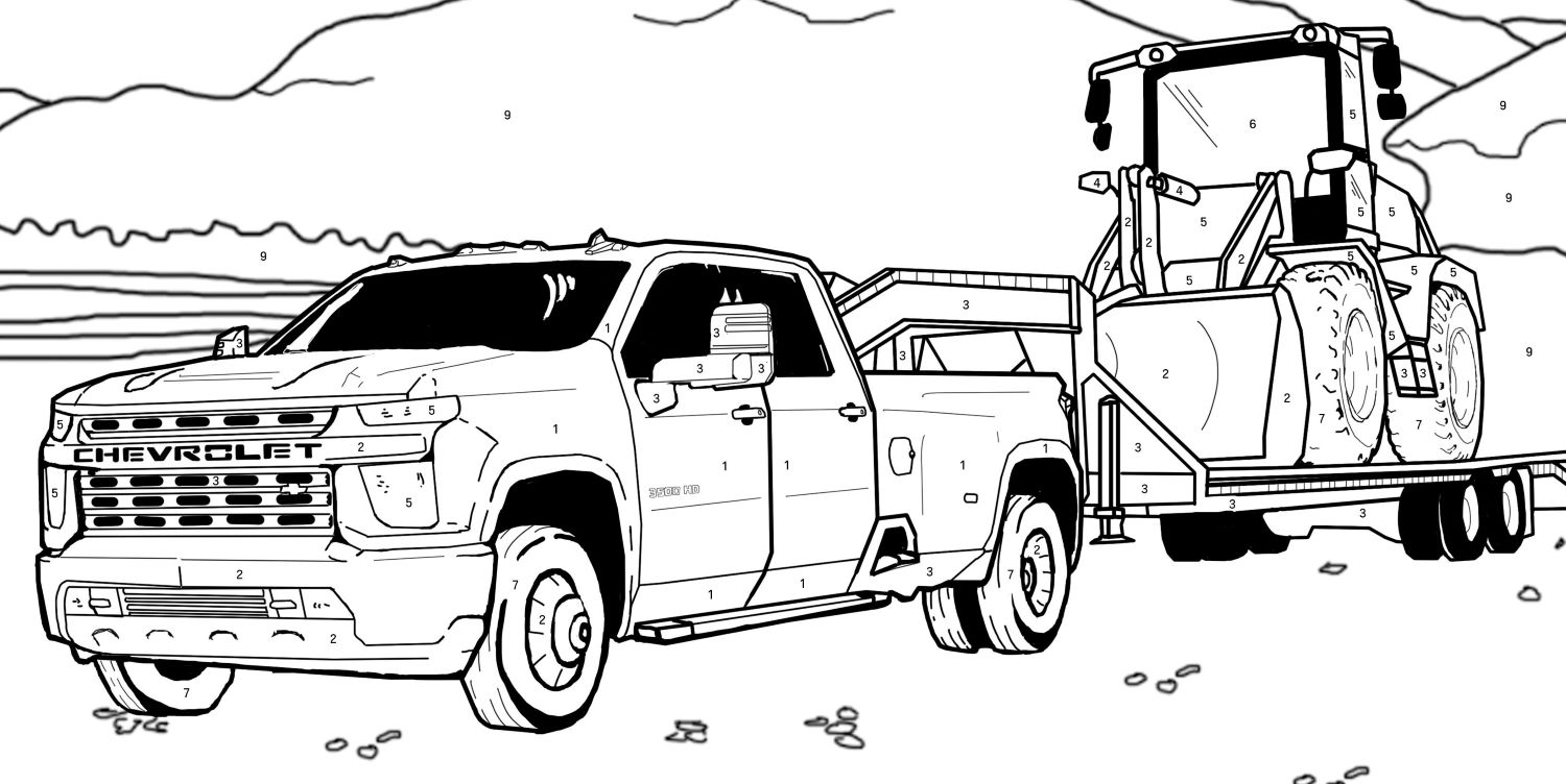 50 Pick Up Truck Coloring Pages 51