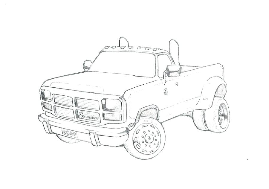 50 Pick Up Truck Coloring Pages 53