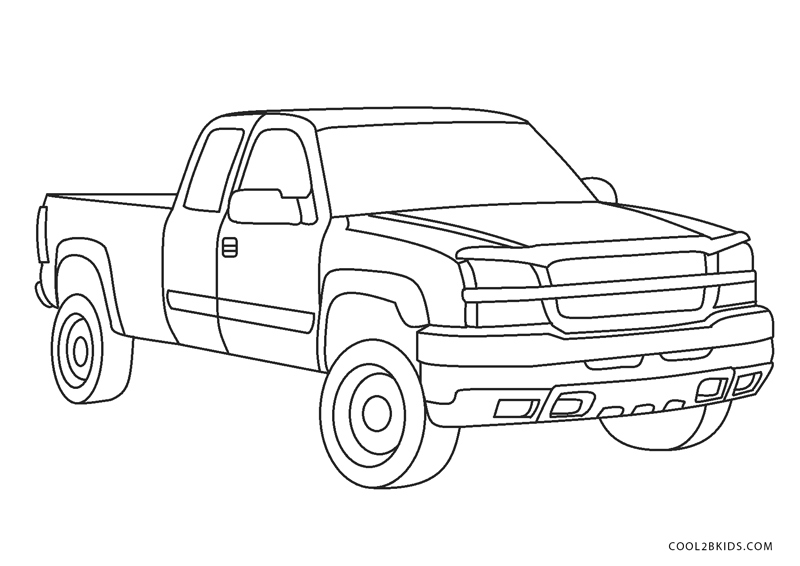 50 Pick Up Truck Coloring Pages 56