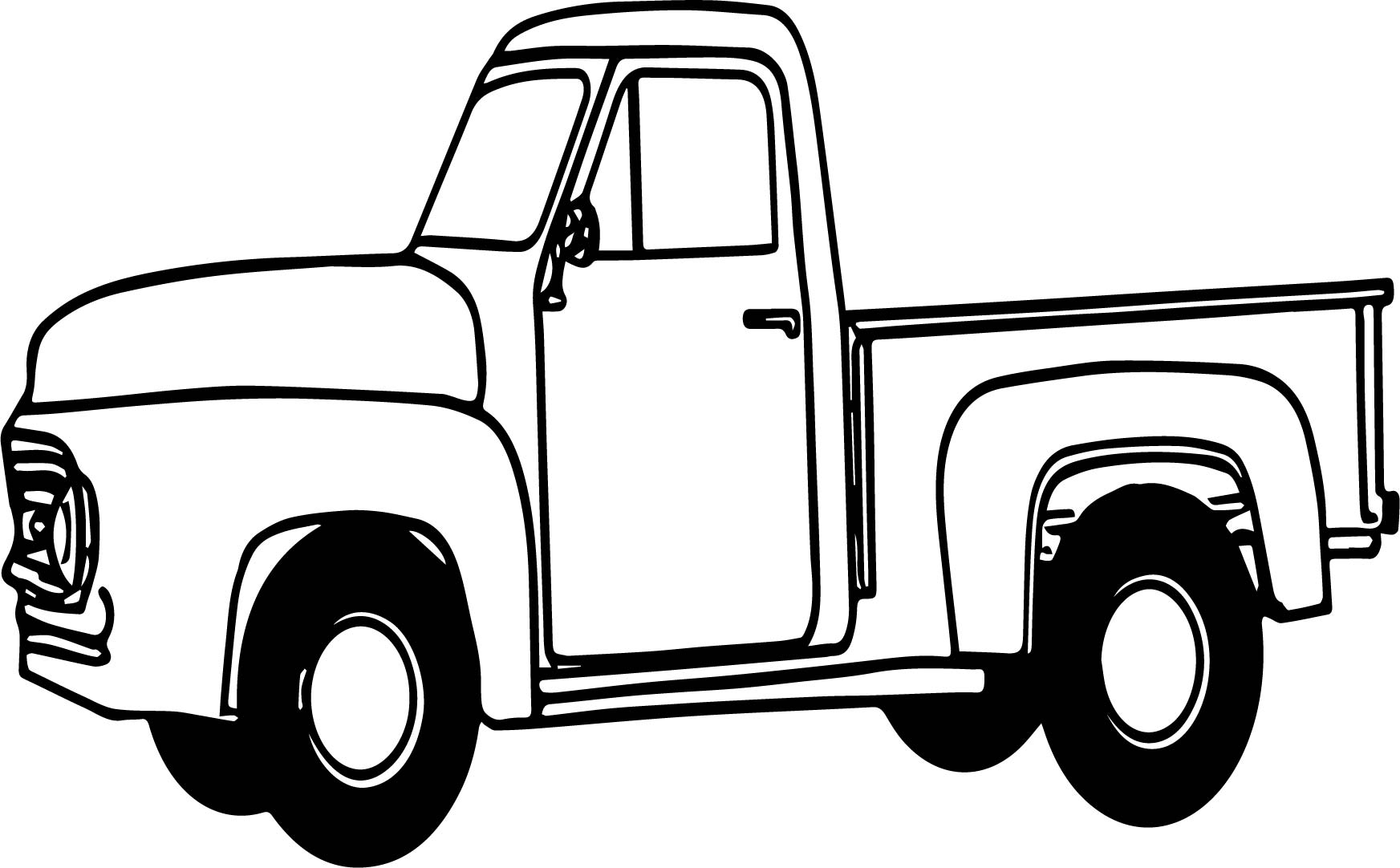 50 Pick Up Truck Coloring Pages 6