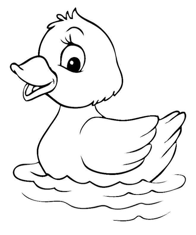 50 Printable Duck Coloring Pages 2