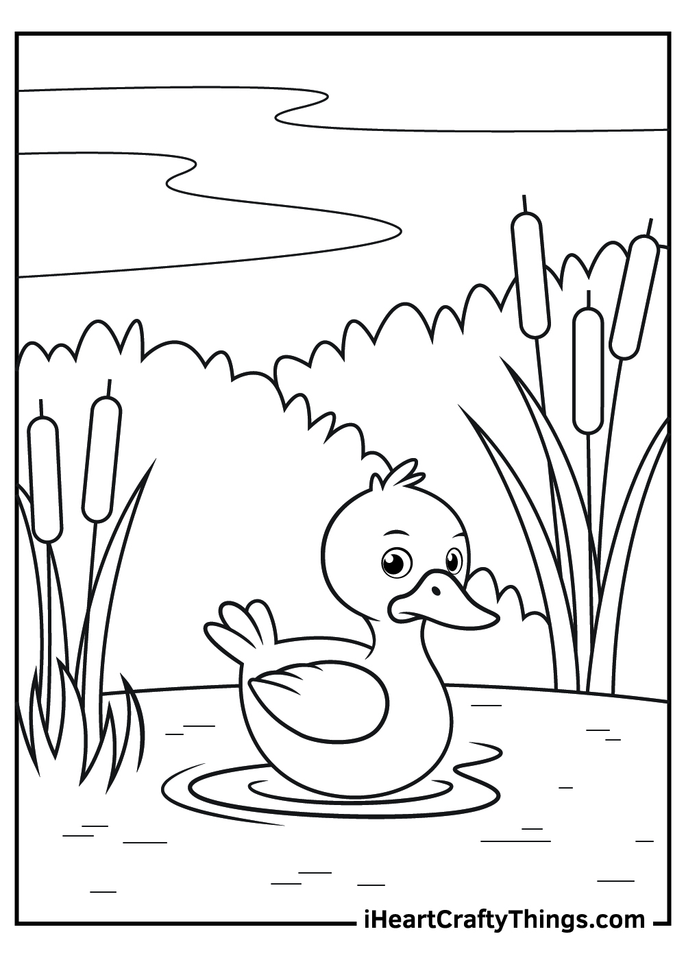 50 Printable Duck Coloring Pages 37