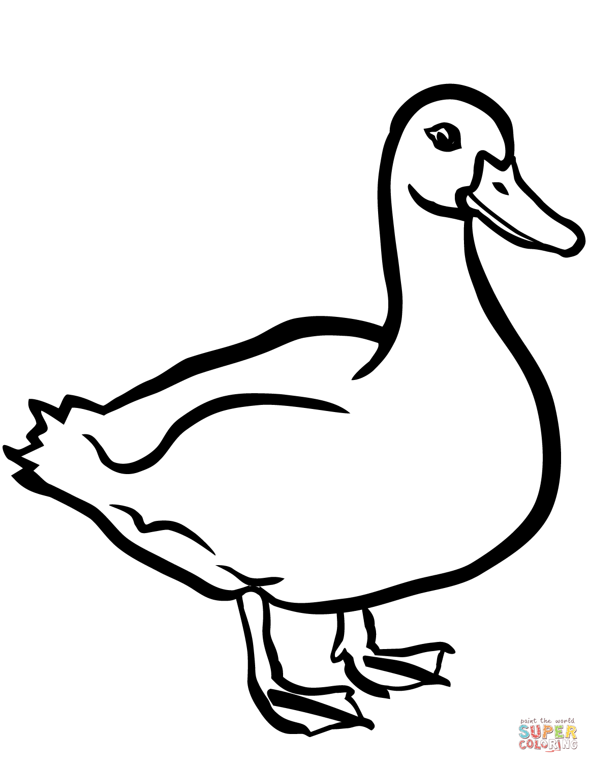 50 Printable Duck Coloring Pages 40