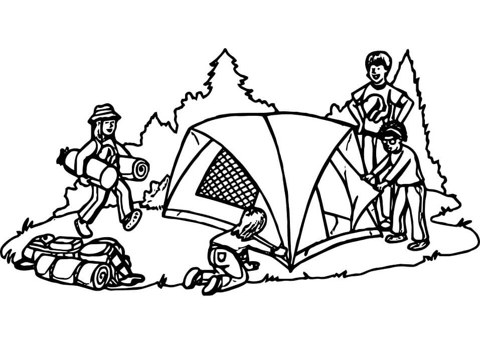 50 Summer Camping Coloring Pages 21