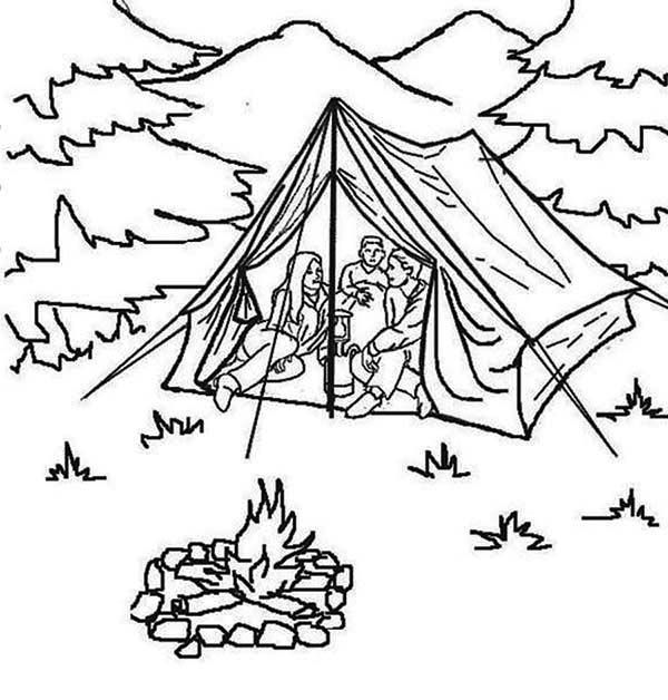 50 Summer Camping Coloring Pages 60