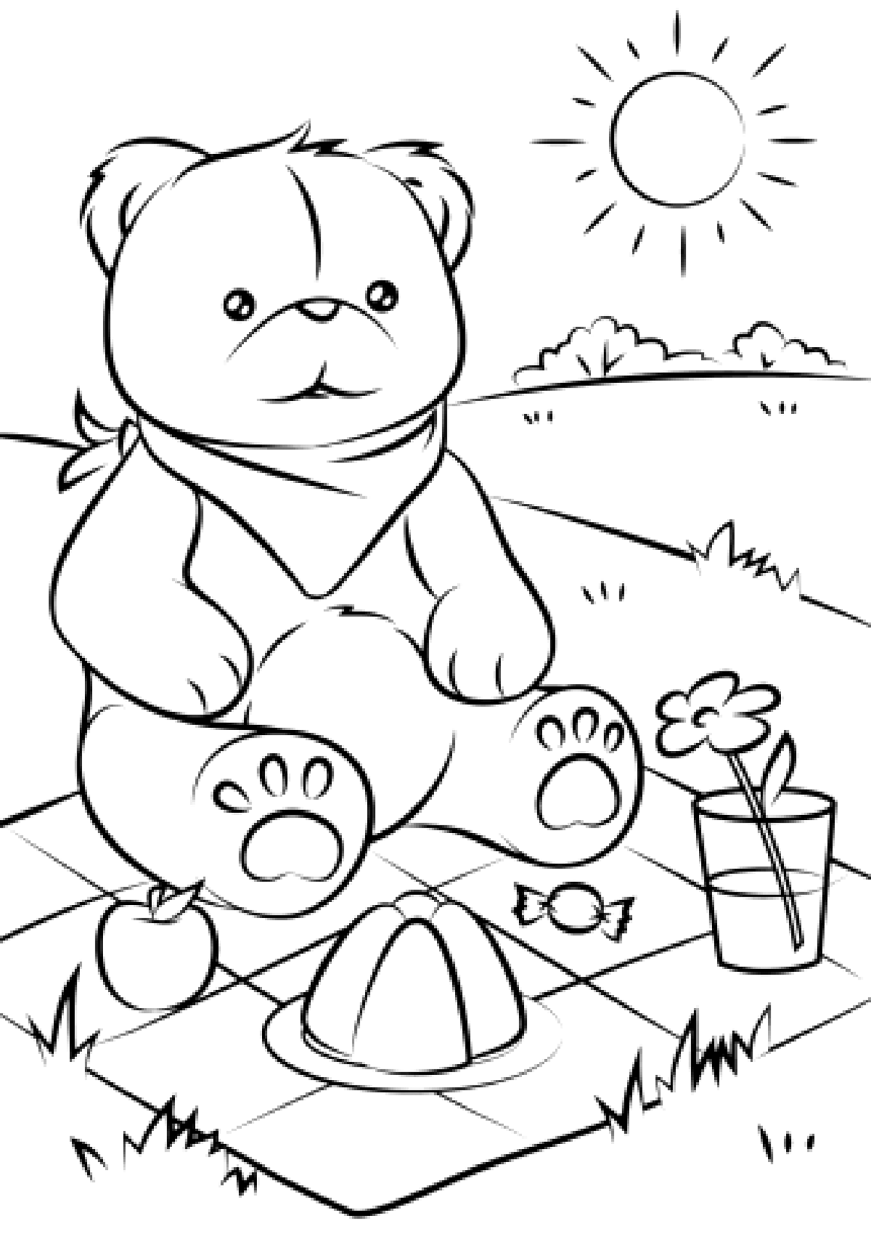 55 Bear Coloring Sheets 2