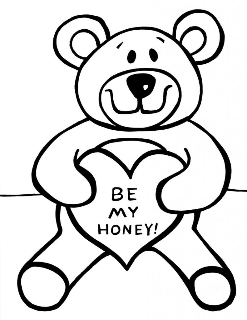 55 Bear Coloring Sheets 50