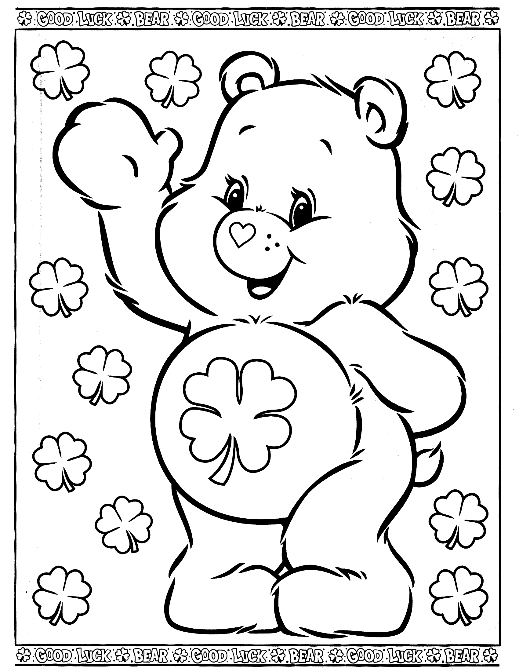 55 Bear Coloring Sheets 53