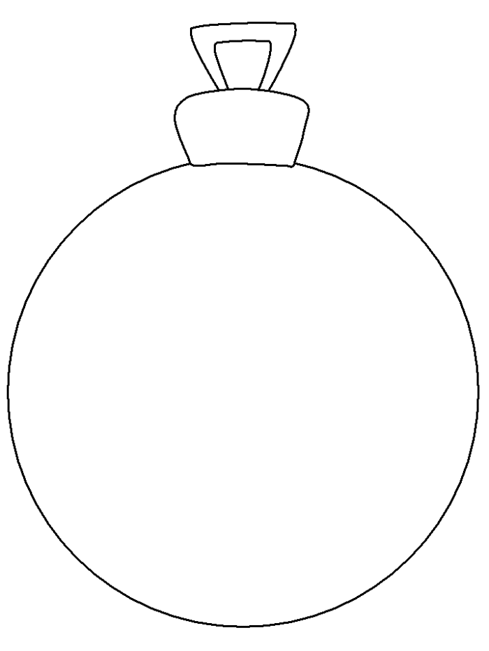 55 Christmas Ornaments Coloring Pages Printable 43