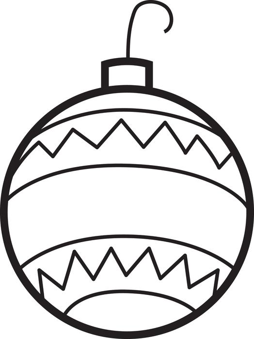 55 Christmas Ornaments Coloring Pages Printable 44