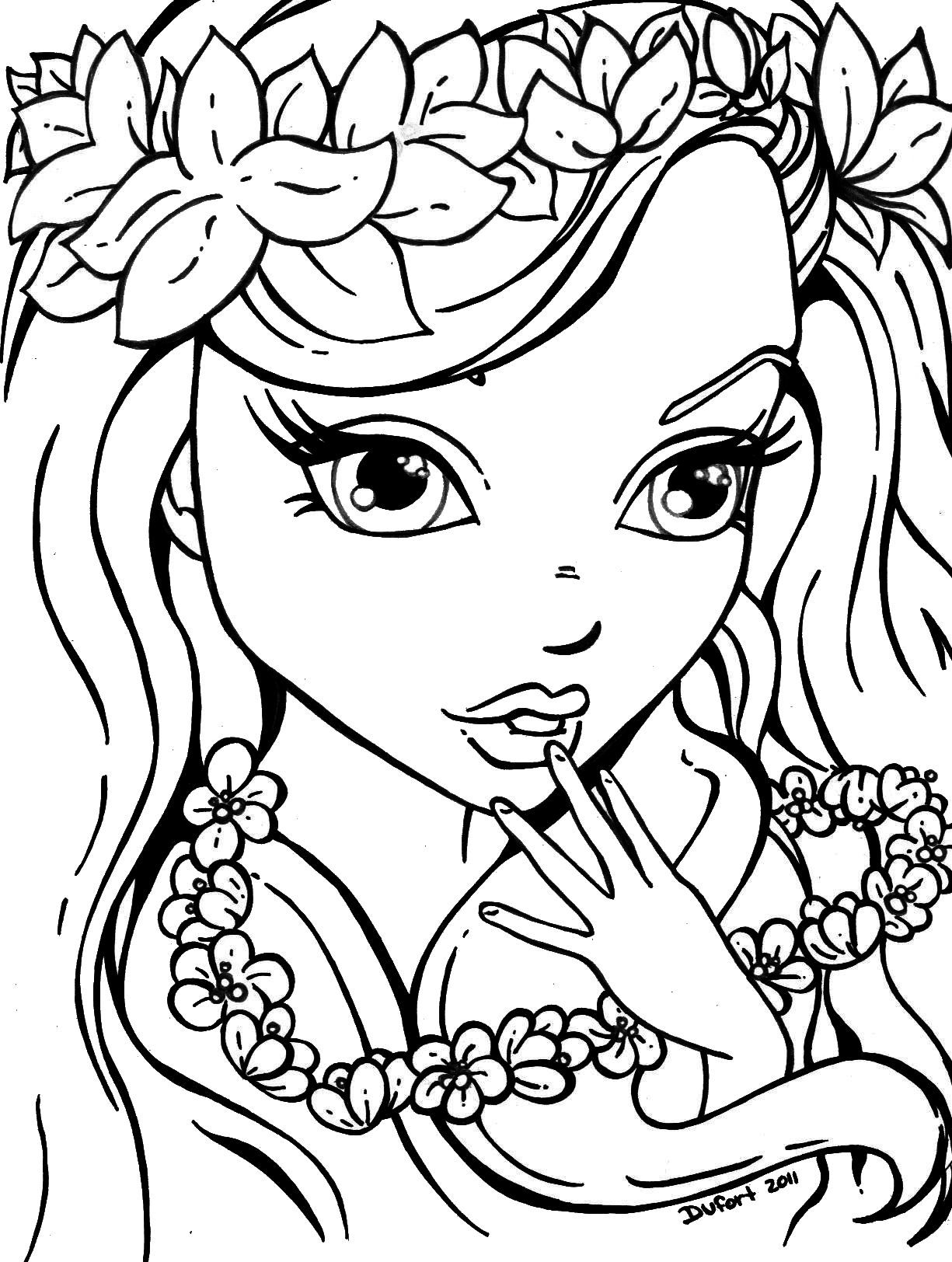 55 Coloring Pages For Little Girls 47