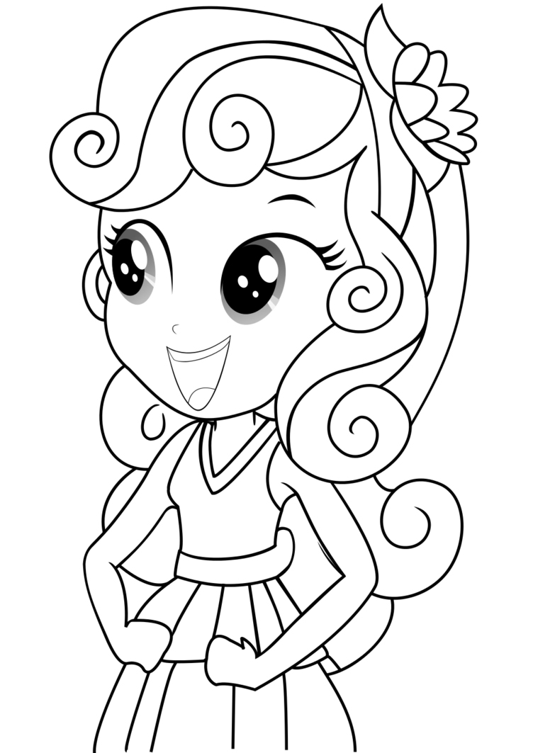 55 Coloring Pages For Little Girls 54