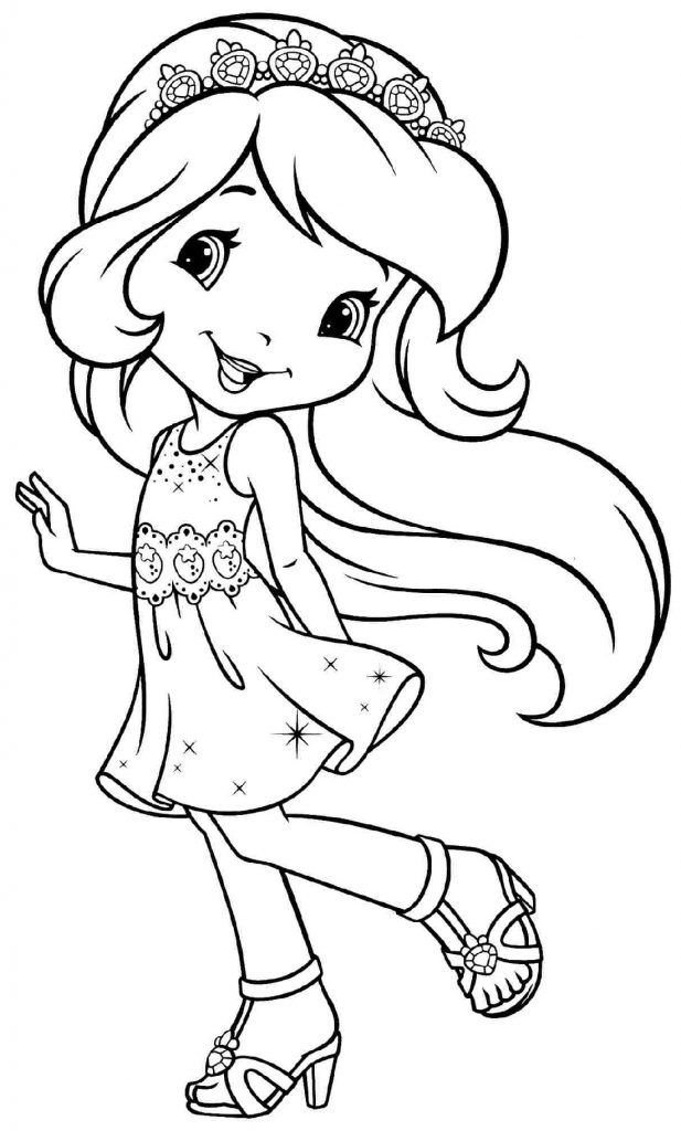 55 Coloring Pages For Little Girls 55